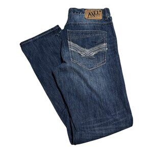 TK Axel Cotton Blend‎ Straight Leg Dark Wash Jeans Men’s 33x34 (33.5x33.5)